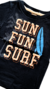 Camiseta Infantil Masculina Sun Fun Surf na internet
