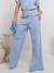 Calça Pantalona Wide Leg Alfaiataria em LINHO - QUINTA AVENIDA OUTLET