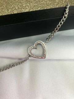 Pulsera A.Q. Corazon Strass