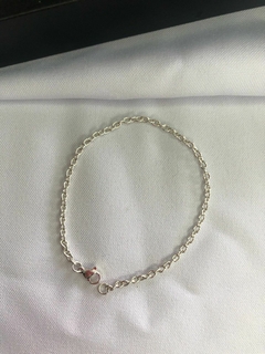 Pulsera Acero Blanco 18cm