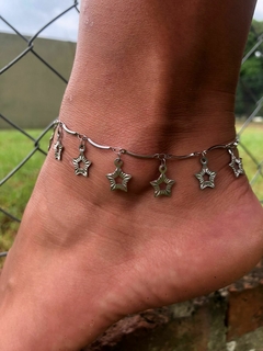 Tobillera-Pulsera Dije Estrellas