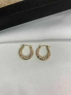 Argollitas A.D con strass