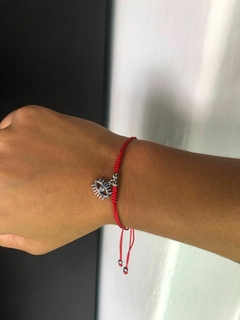 Pulsera Hilo Rojo + Dije (4 modelos en stock)