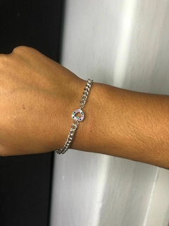Pulsera Corazon Strass A.B