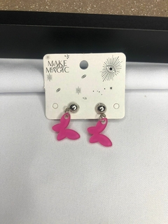 Aritos Mariposa (rosa-coral-lila) - comprar online
