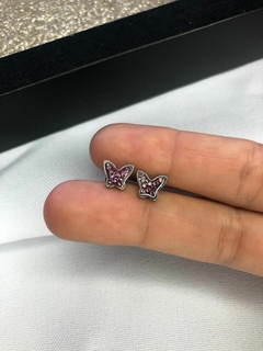 Abridor Mariposa Strass Lila