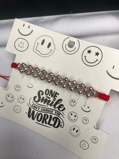Pulsera Mostacillas Roja