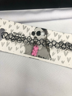 Choker Tattoo Gummy Rosa