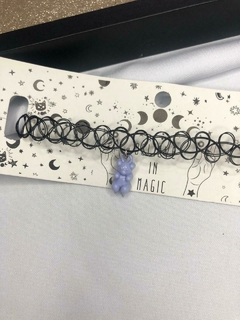 Choker Tattoo Gummy Lila