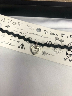 Choker Zic zac Corazon