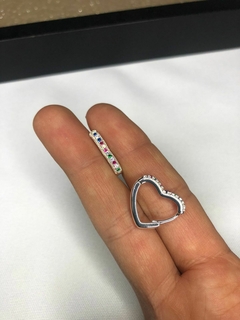 Argollitas Corazon Micropave