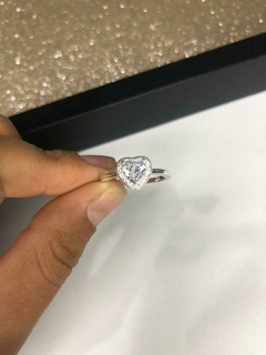 Anillo Cubic Corazon - comprar online