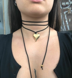 Corbatero Corazon Dorado