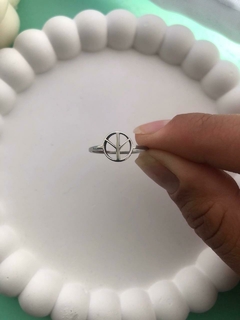 Anillo Midi Simbolo Paz - comprar online