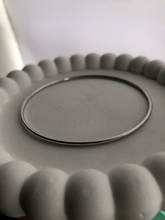 Esclava Fina 6,5 mm Ac Blanco