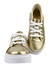 Imagem do Tenis Feminino Casual Dourado Plataforma Delicado Confortavel