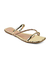 Sandalia Rasteira feminina ouro light - loja online