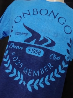 Camiseta Azul Mescla Onbongo na internet