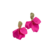 Brincos Coleção Rosa Confeitada - loja online