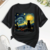 Camiseta Starry Night Cat - comprar online