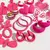 Brincos Coleção Rosa Confeitada na internet