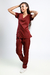 Scrub Feminino Slay - Bordô na internet