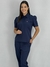 Scrub Feminino Netuno - Azul Marinho - Nete Jalecos