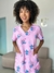 Bata Scrub - Modelo Stitch Rosa - comprar online