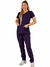 Scrub Feminino Atenzo - Azul Marinho na internet