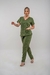 Scrub Feminino Linhoé - Verde Musgo - Nete Jalecos