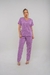 Scrub Feminino Linhoé - Lilás - Nete Jalecos