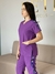 Scrub Feminino Turma do Mikey - Roxo - comprar online