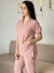 Scrub Feminino Turma do Mikey - Rosé - comprar online