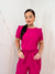 Scrub Feminino Diorno - Rosa - Nete Jalecos