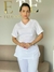 Scrub Feminino Belle - Branco na internet