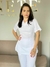Scrub Feminino Belle - Branco - comprar online