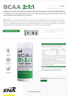 B.C.A.A 2:1:1 x90cap - comprar online