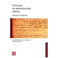 PRINCIPIOS DE ADMINISTRACION PUBLICA - CHARLES - JEAN BONNIN