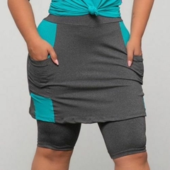 Short Saia Fitness com Bolso Moda Evangélica MG0118