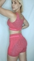 Mini short lineas Rosa - comprar online