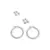 Aros acero Wendy - comprar online