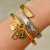 BRACELETE PERSONALIZADO - 3 PIGENTES A ESCOLHA