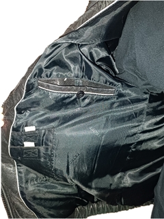 Campera Chaqueta Vintage De Cuero Vacuno Petroff Sueca - tienda online