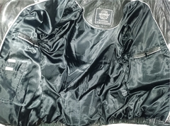 Campera Chaqueta Vintage De Cuero Vacuno Petroff Sueca