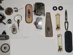 Lote Antiguos Porta Lamparas Focos Faros Vehículos - POPURRI ONLINE