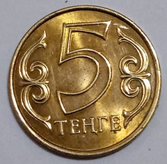 Moneda 5 Tenge Kazajistan