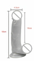 Consolador Flexible Tipo Jelly 18cm Extra Estimulante en internet