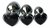 Kit Plug Anal Tamaño S M L Acero Inoxidable Corazon - comprar online