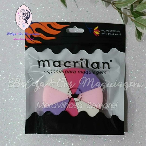 Kit com 8 Esponjas Para Maquiagem – Macrilan
