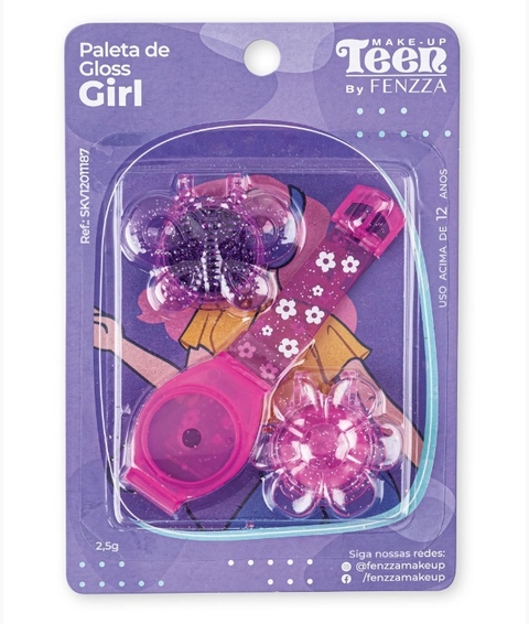 Paleta de Gloss Girl Teen - Fenzza